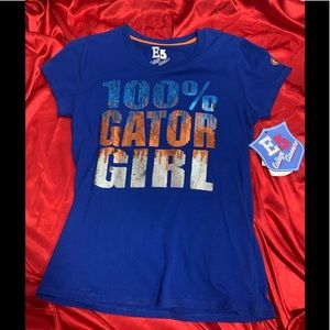Florida Gators tee shirt, embellished, Officially Licensed, Large, NWT